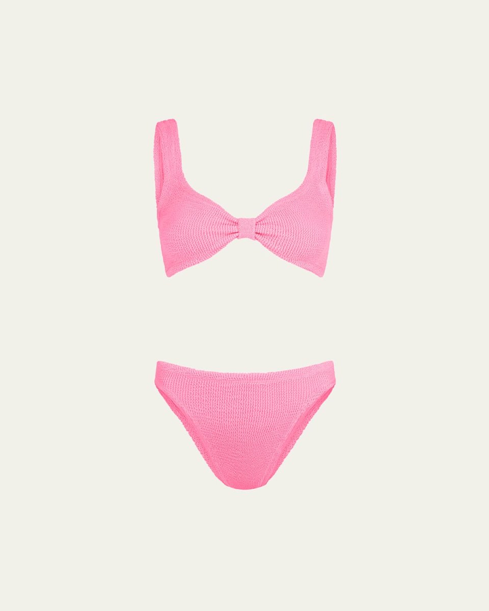 Crinkled Two-Piece Swimsuit